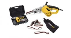 Ponceuse à bande de précision Powerplus POWX139 - Lime / ponceuse À bande 400w