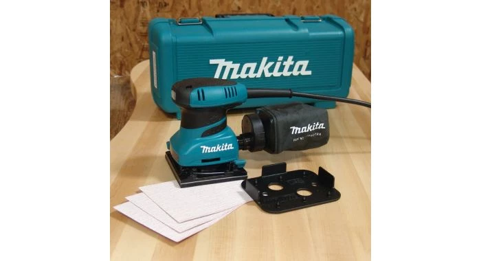 Ponceuse vibrante Makita BO4556K - Ponceuse vibrante dans mallette - 200W - 112 x 102mm 4 Ponceuse vibrante Makita BO4556K - Ponceuse vibrante dans mallette - 200W - 112 x 102mm – Image 2