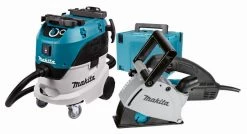 Rainureuse Makita DK0093J - Set rainureuse dans MAKPAC + aspirateur de chantier professionnel (VC4210L)