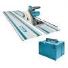 Scie plongeante Makita SP6000J1X2 - Scie plongeante - incl. rail de guidage (2pcs) dans fourreau et MAKPAC - 1300W - 165mm