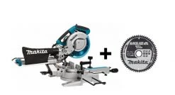 Scie à onglet Makita LS0815FLN 230V Scie à onglet radiale – 1400 W - 216 x 30 mm avec lame de rechange