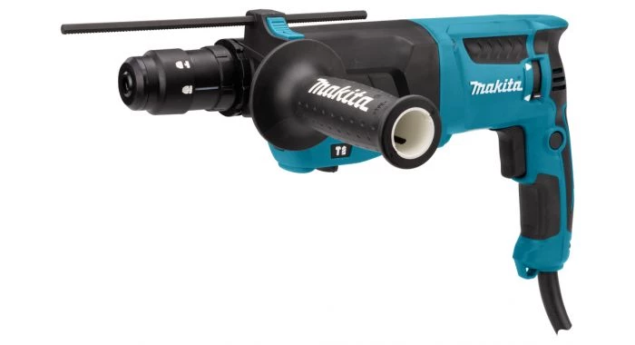 Marteau perforateur + piqueur Makita HR2630T Perforateur burineur - 230 V - Mandrin rapide - Coffret 3 Marteau perforateur + piqueur Makita HR2630T Perforateur burineur - 230 V - Mandrin rapide - Coffret