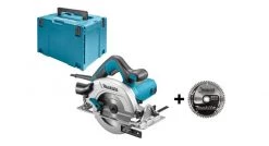 Scie circulaire Makita HS6601J Scie circulaire – 1050 W – 165 mm - Lame de rechange - Mbox